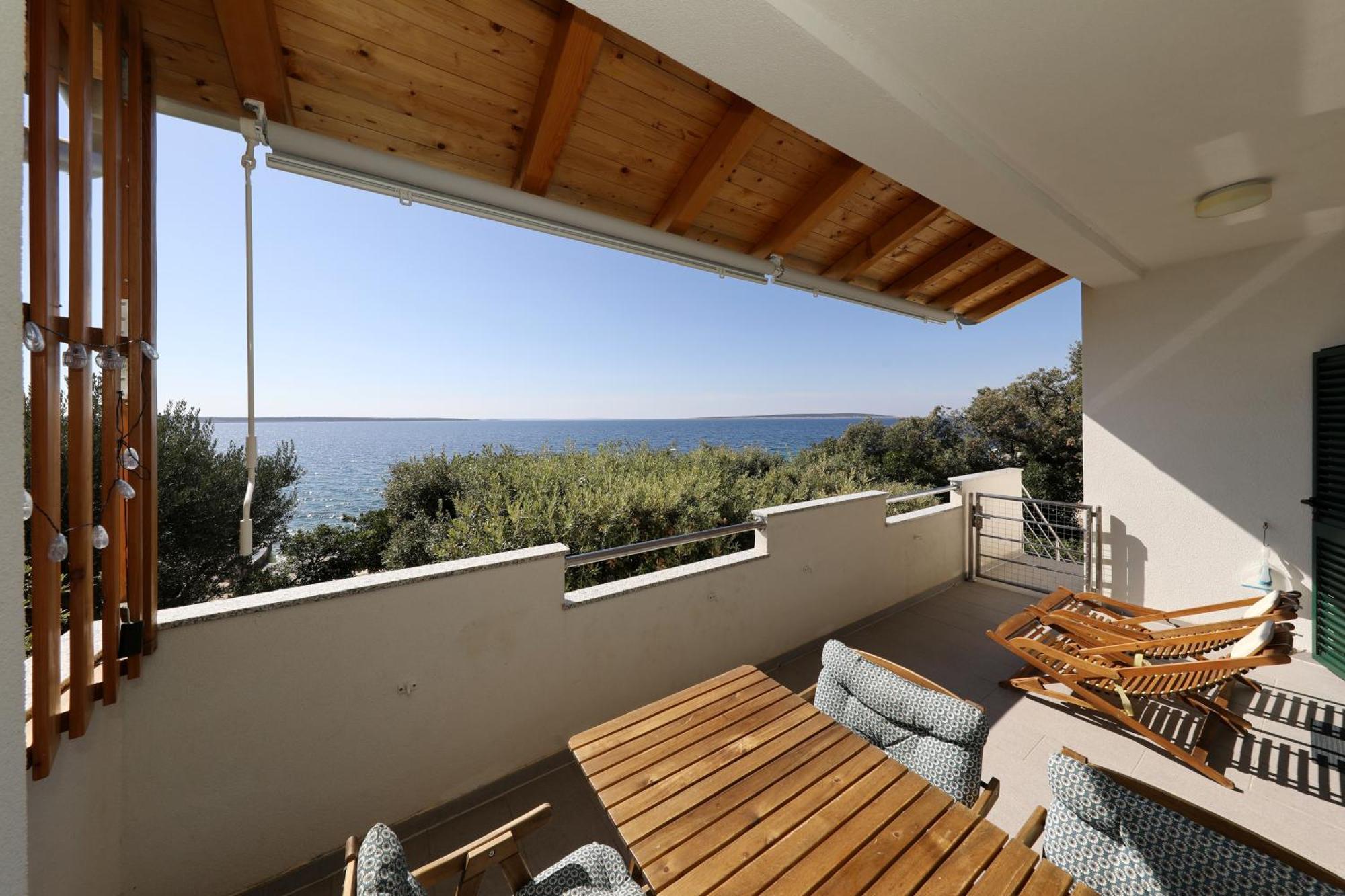 Horizonte apartman Mandre Exterior foto